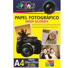 PAPEL FOTOGRAFICO A4 180G C/50FLS 059